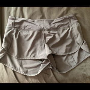 Black Lululemon Run Speed Shorts